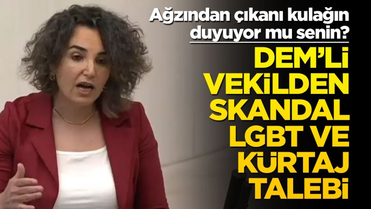 Ağzından çıkanı kulağın duyuyor mu senin? DEM’li vekilden skandal LGBT ve kürtaj talebi