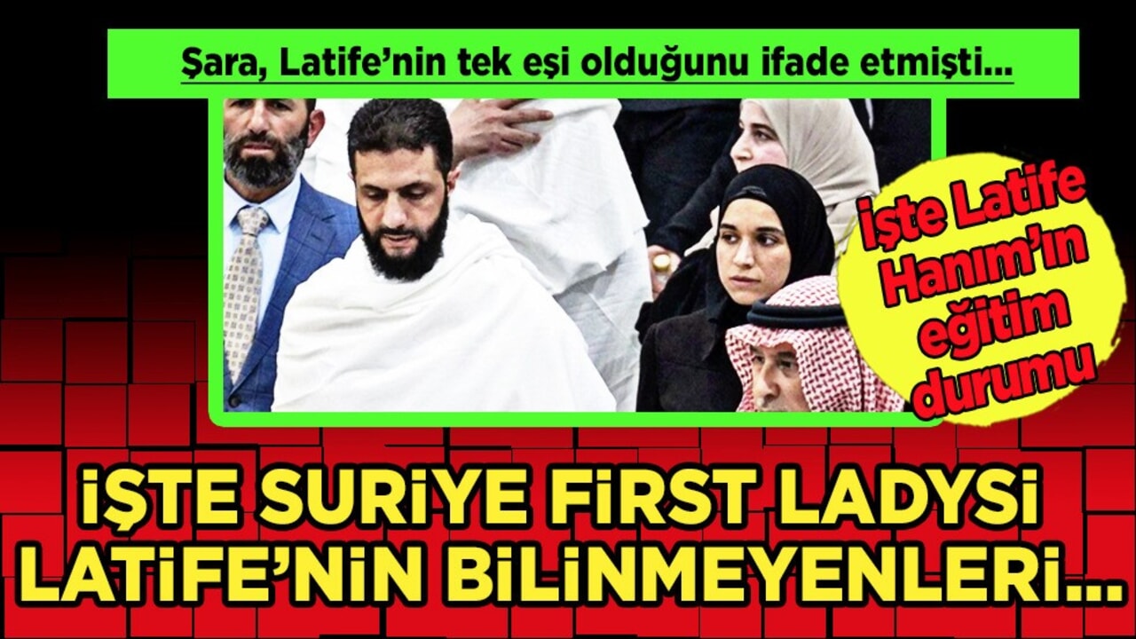 Ahmed El Şara'nın eşi Latifa kimdir? Suriye First Ladysi Latife’nin bilinmeyenleri: Türk mü?