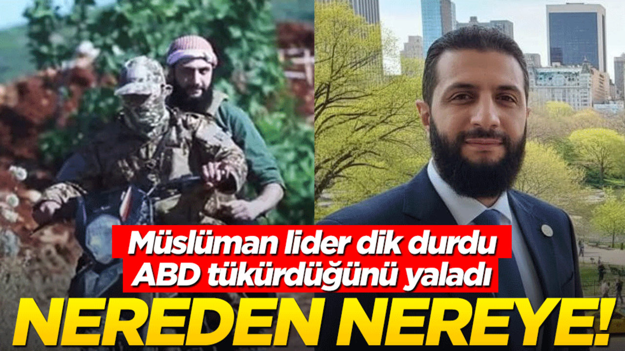 Ahmed Şara New York’tan fotoğraf paylaştı