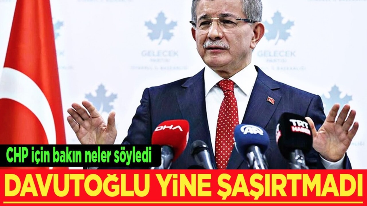 Ahmet Davutoğlu CHP'li belediyelere yapılan operasyon için tepki gösterdi! Herkes eşit olmalı