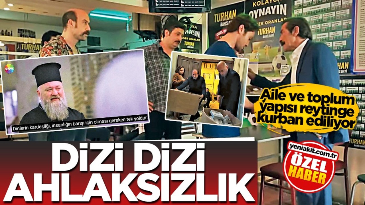 Aile ve toplum yapısı reytinge kurban ediliyor! Dizi dizi ahlaksızlık