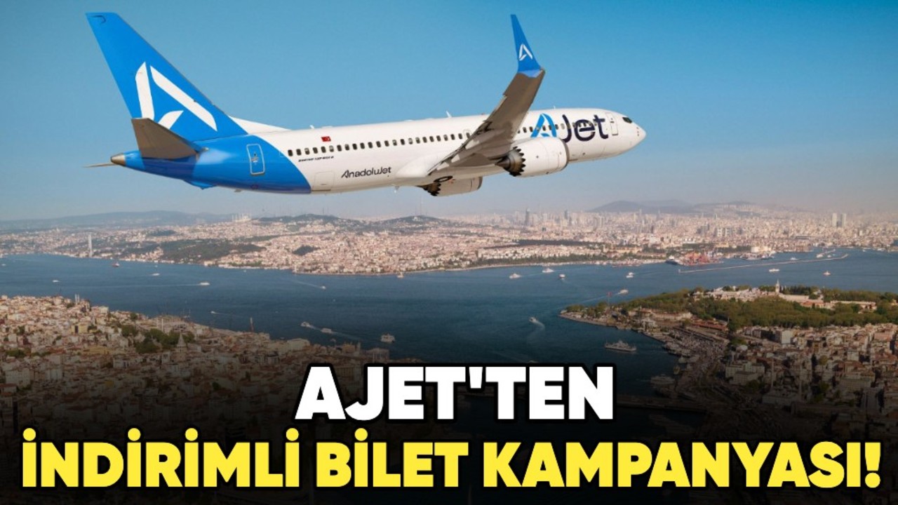 AJet'ten indirimli bilet kampanyası!