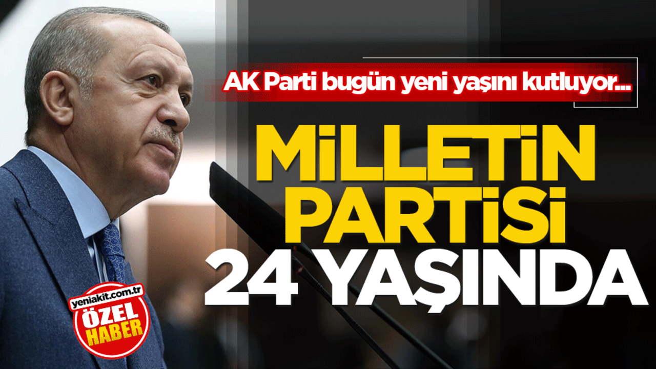 AK Parti bugün yeni yaşını kutluyor...!