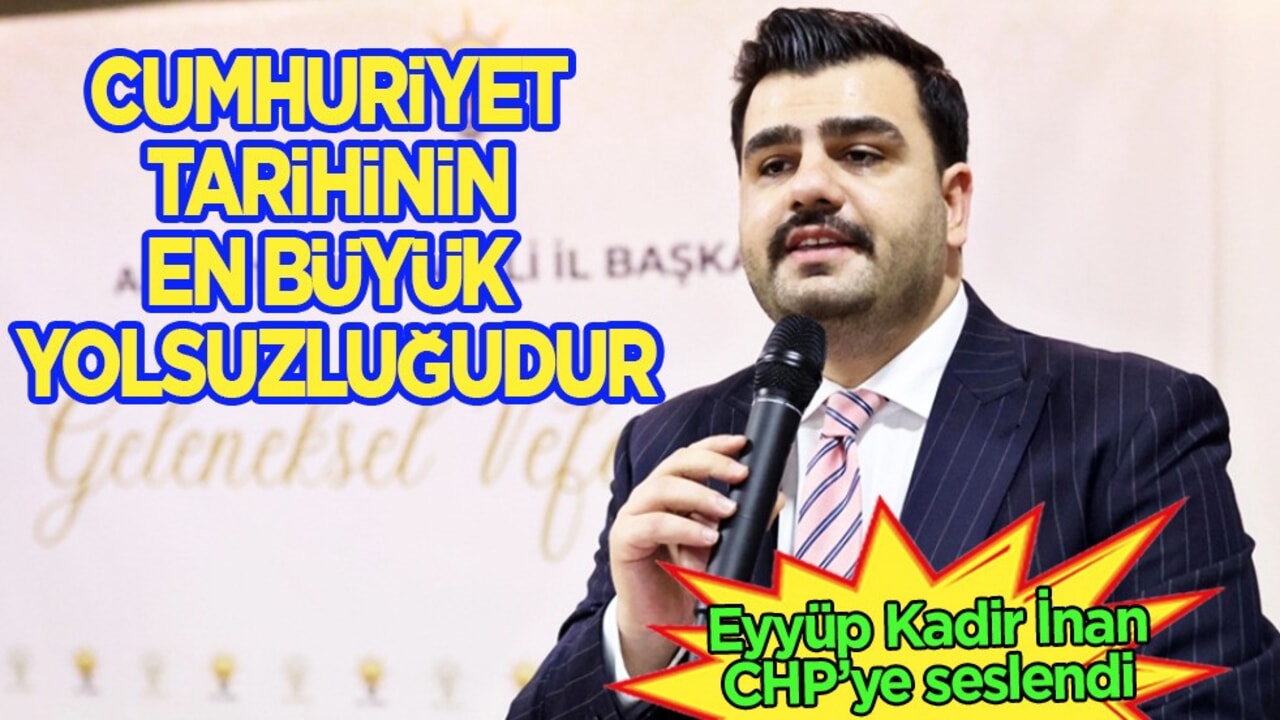 AK Parti Genel Sekreteri Eyyüp Kadir İnan: TÜBAF ziyaretinde konuştu!