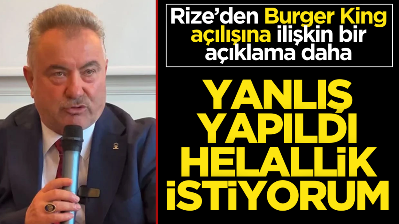 AK Parti Rize’den bir açıklama daha: Hata yaptık!