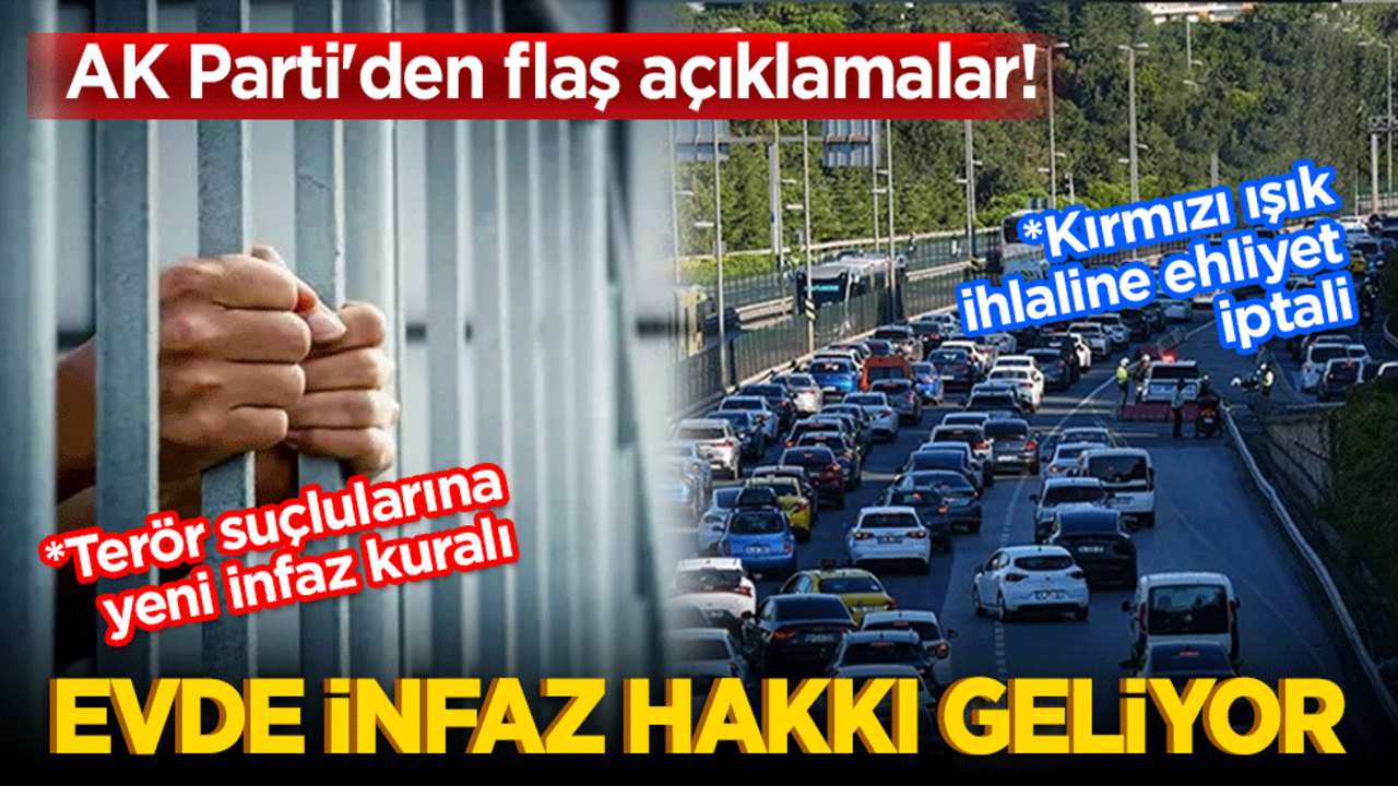 AK Parti'den flaş açıklamalar! Evde infaz hakkı geliyor