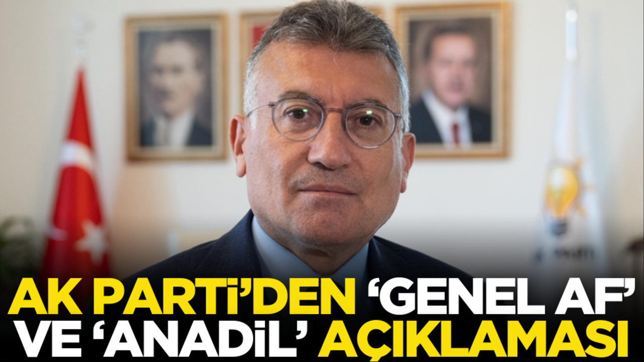 AK Parti’den 'genel af' ve ‘anadil’ açıklaması!