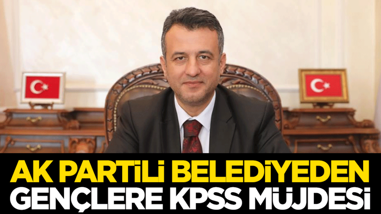 AK Partili Samsun Büyükşehir’den gençlere KPSS müjdesi