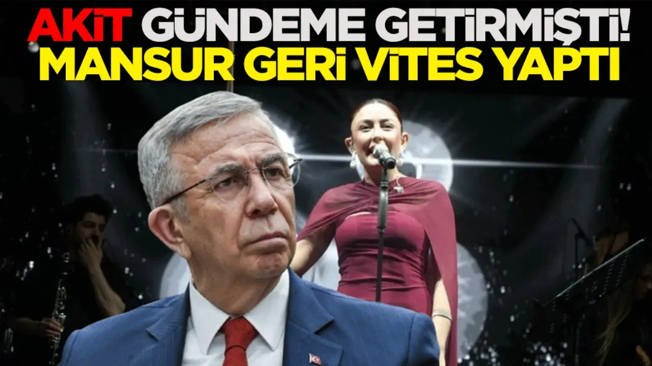 Akit gündeme getirmişti! Mansur geri vites yaptı