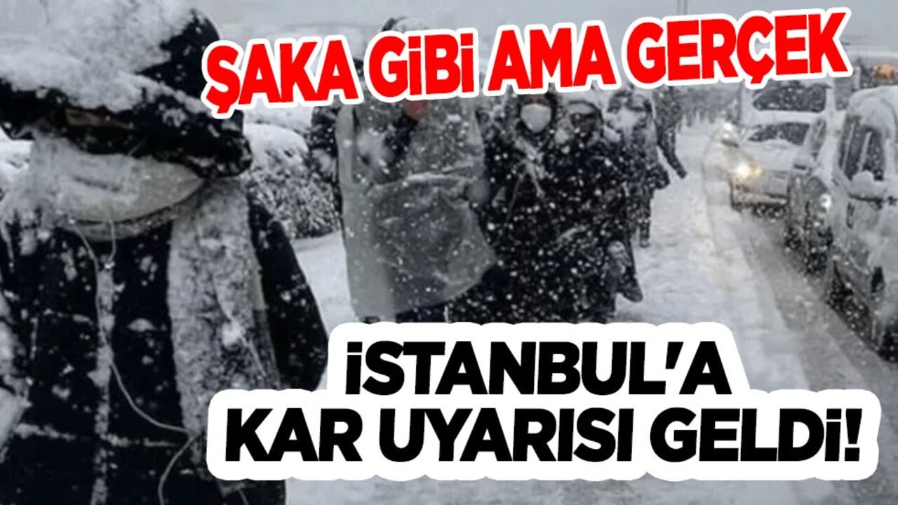 AKOM'dan İstanbul'a kar uyarısı! Şaka değil Meteoroloji bile bu kadarını tahmin etmemişti