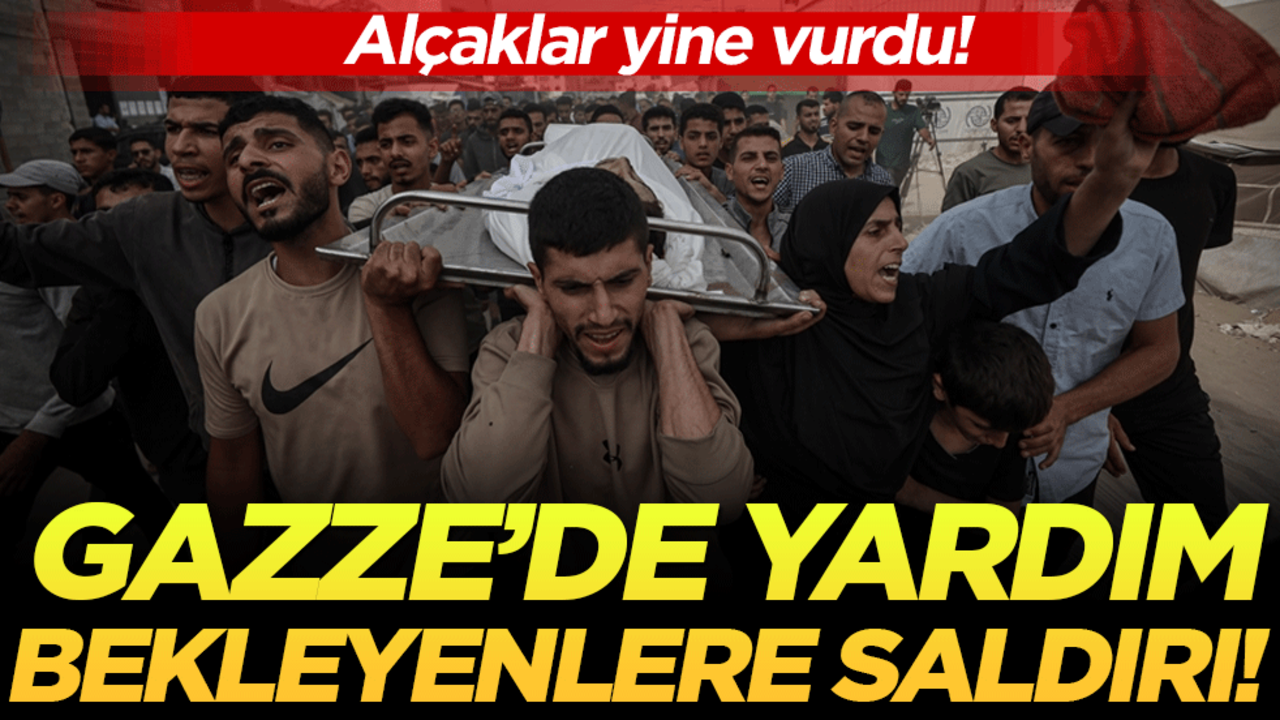 Alçaklar yine vurdu: Gazze'de yardım bekleyenler hedef alındı!