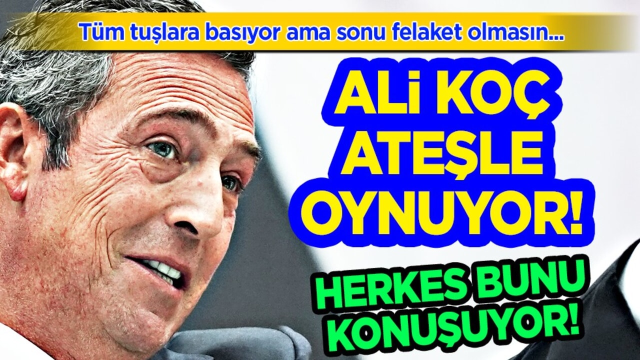 Ali Koç yine bir şeyler deniyor ama sonu fena: Fenerbahçe'de korkutan ihtimal: Ali Koç'a ceza gelebilir!
