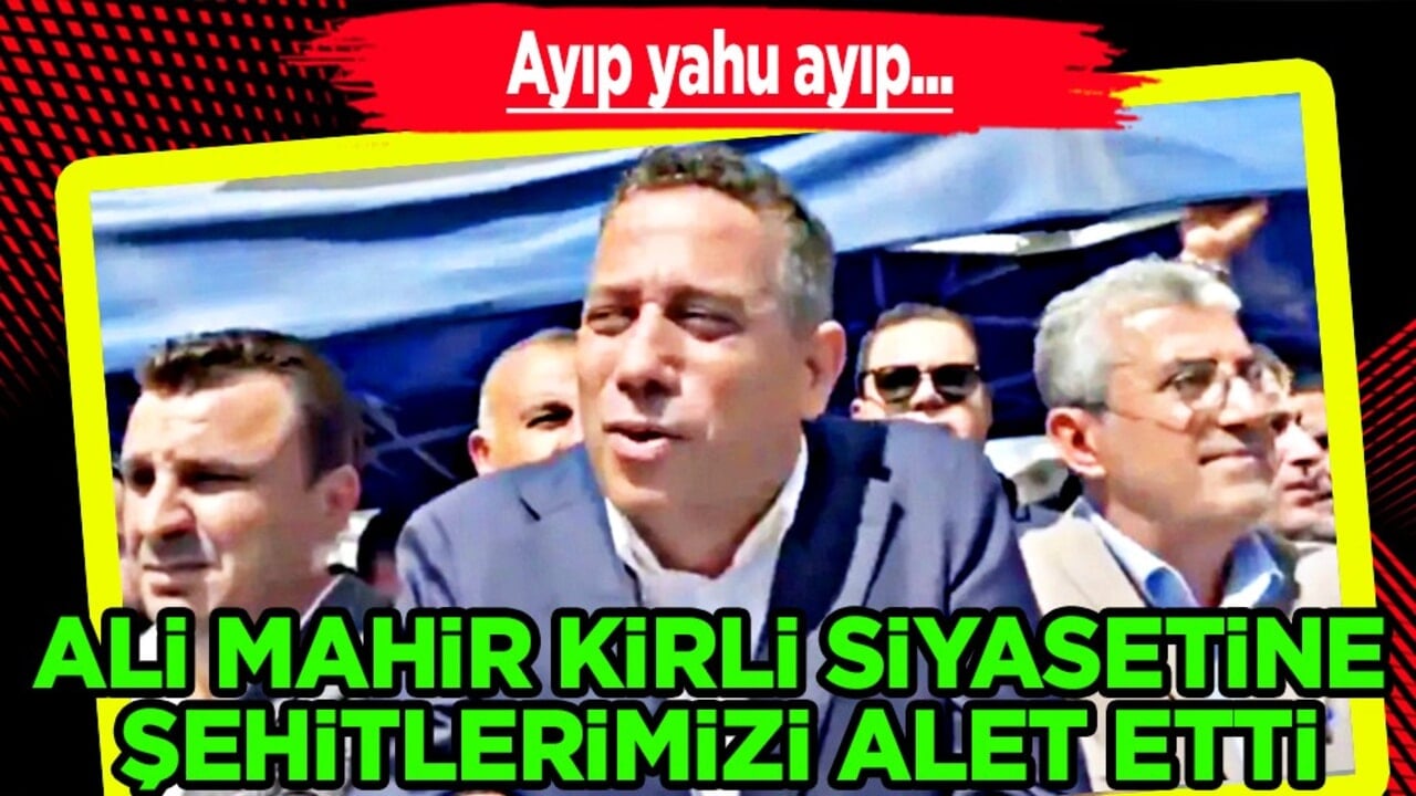 Ali Mahir Başarır kirli siyasetine şehitleri alet etti: İl başkanlığı önünde kötü sözler…