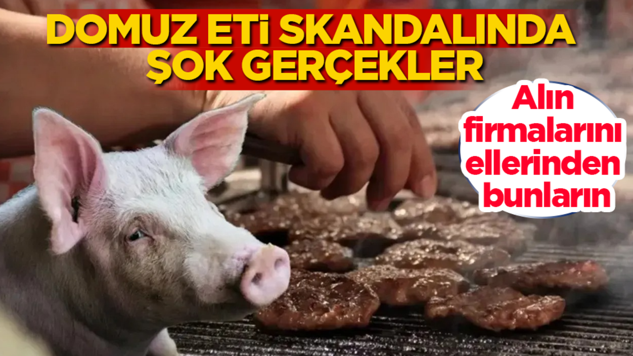​Alın firmalarını ellerinden bunların! Domuz eti skandalında şok gerçekler