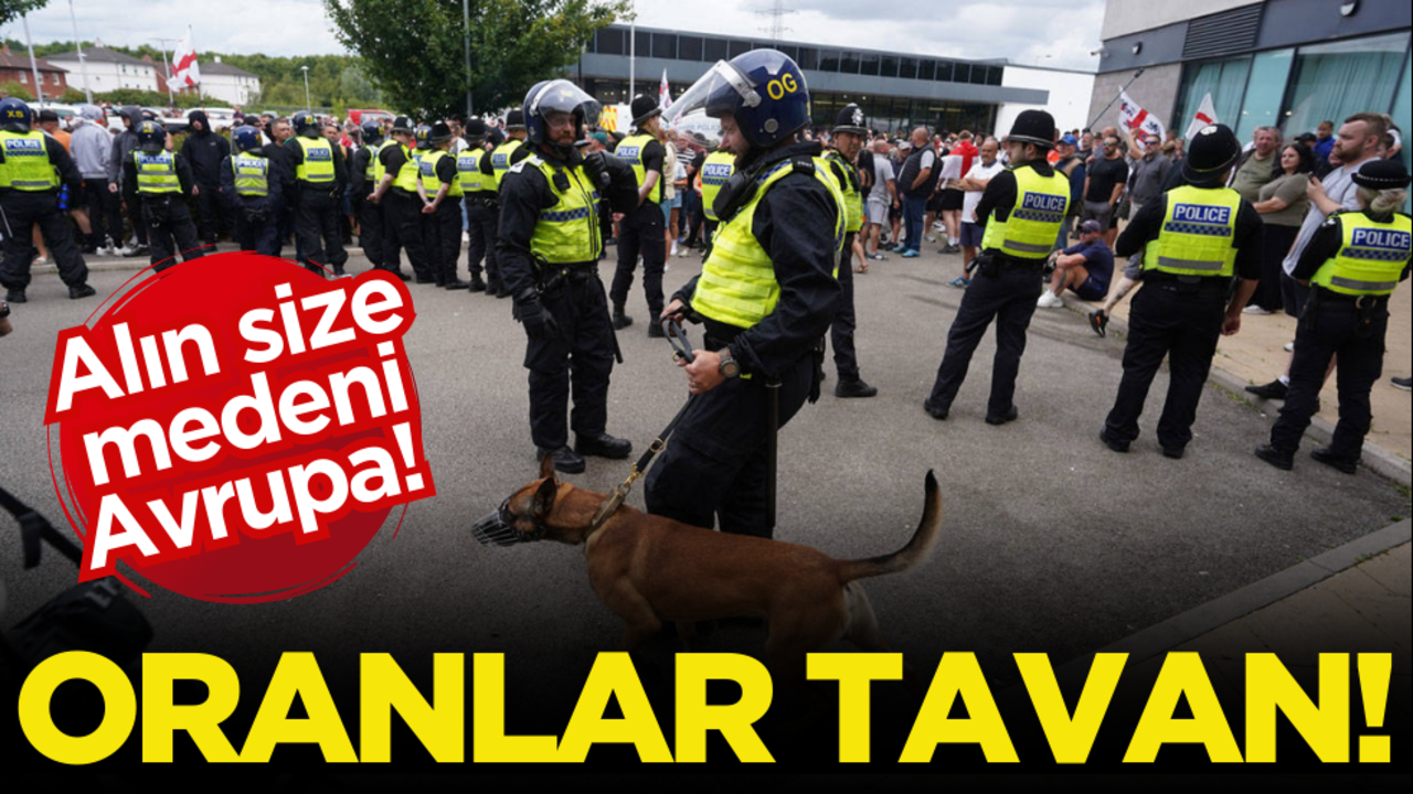 Alın size medeni Avrupa! Bu oran tavan yaptı