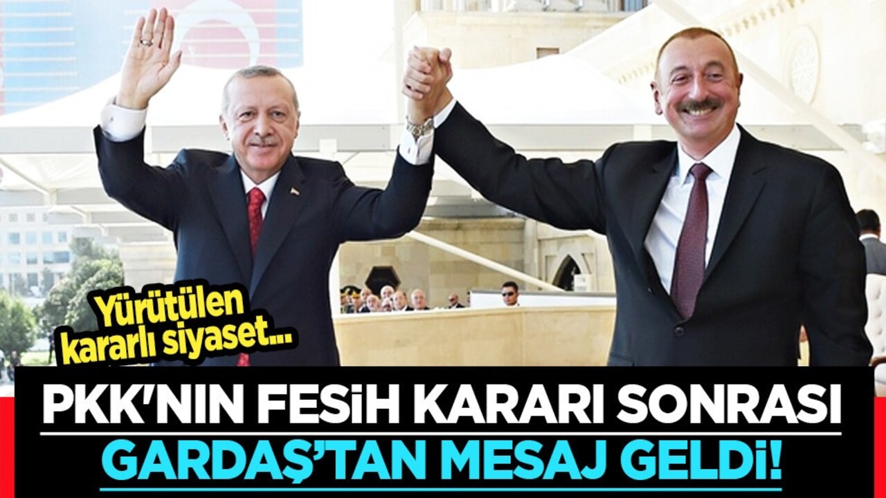Aliyev'den, terör örgütü PKK'nın fesih kararına ilişkin Türkiye'ye tebrik mesajı!