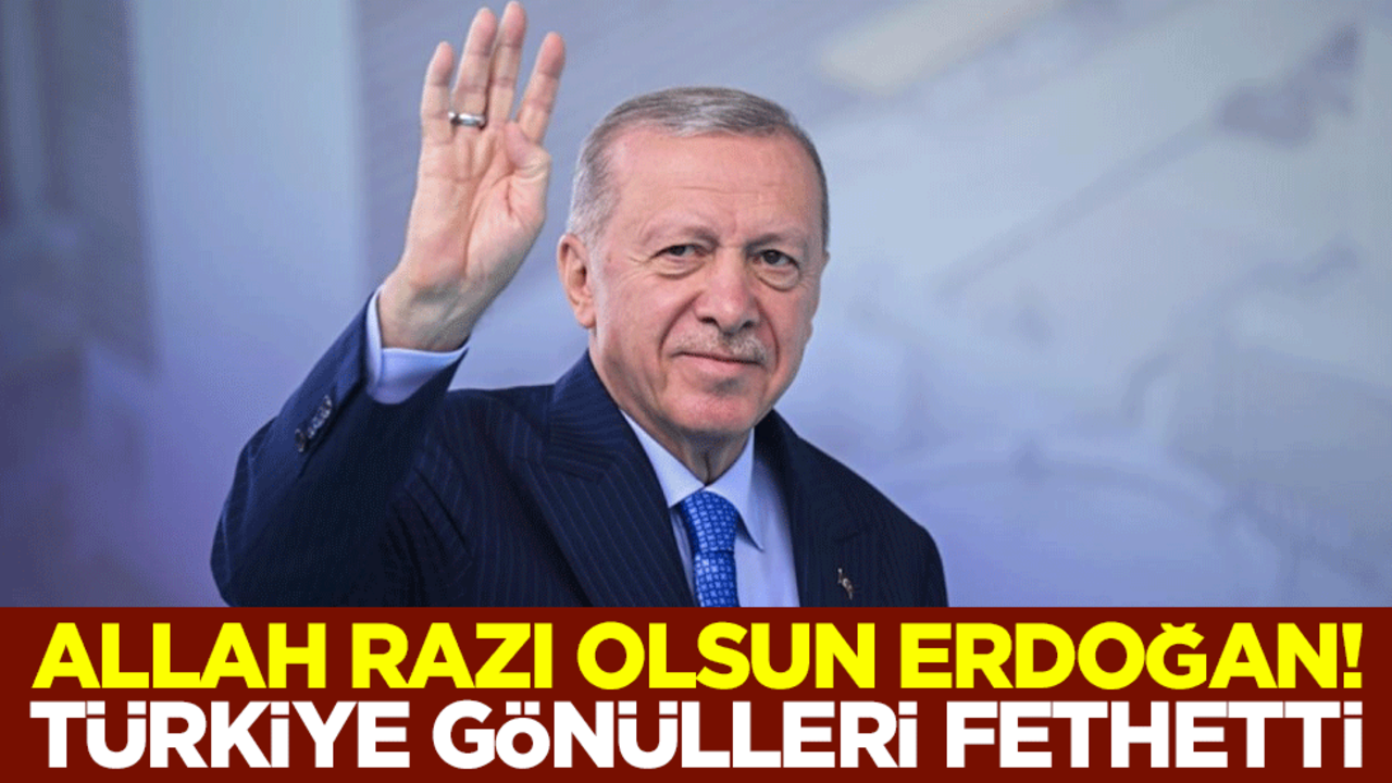 Allah razı olsun Erdoğan! Türkiye'den yardım eli