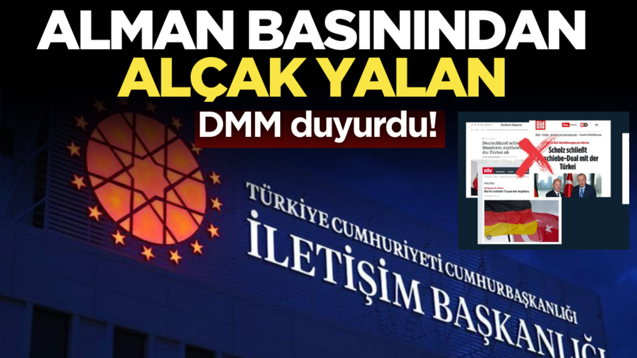 Alman basından alçak yalan! DMM’den açıklama geldi