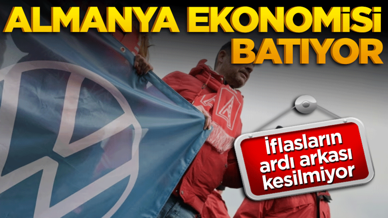 Alman ekonomisinde iflas fırtınası