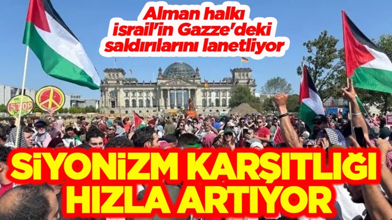 Almanlar İsrail'in Gazze'deki saldırılarını haksız buluyor. Siyonizm karşıtlığı hızla artıyor