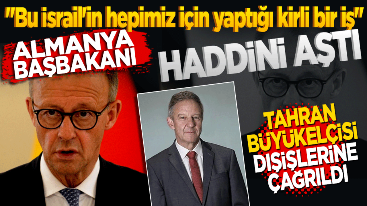Almanya Başbakanı haddini açtı