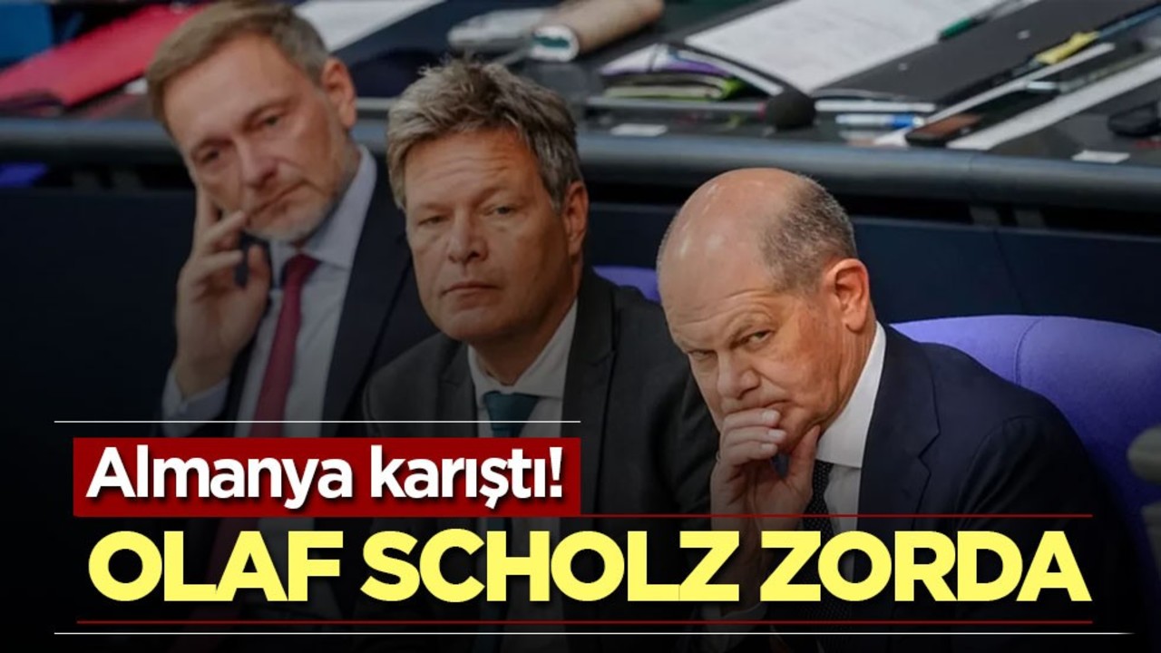Almanya karıştı! Olaf Scholz zorda