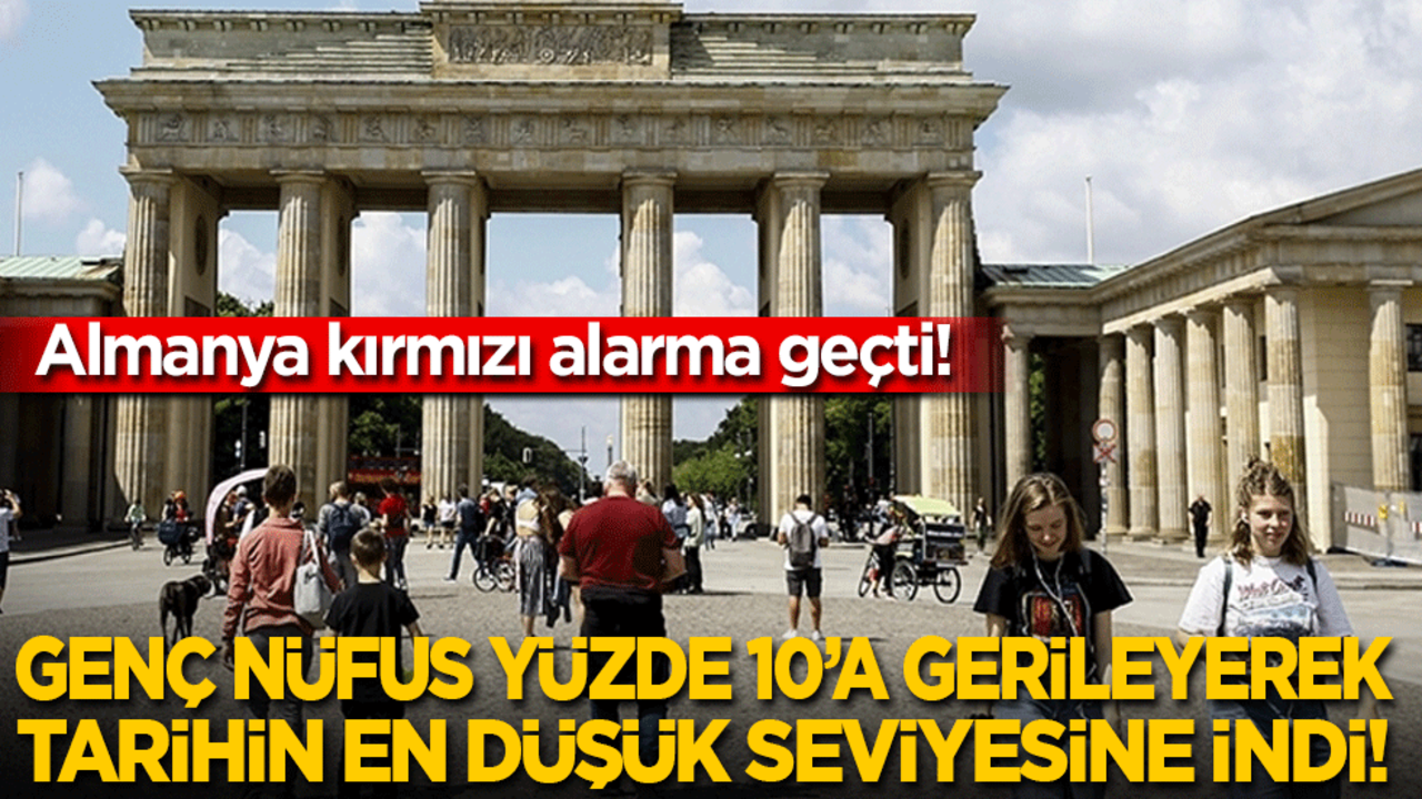 Almanya kırmızı alarma geçti! Genç nüfus yüzde 10’a gerileyerek tarihin en düşük seviyesine indi!