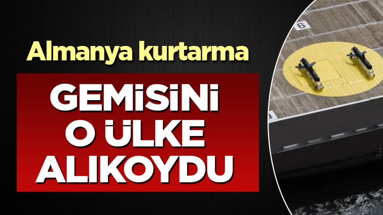 Almanya kurtarma gemisini o ülke alıkoydu! gemi hazır ama yine limanda! Olacak iş değil! 