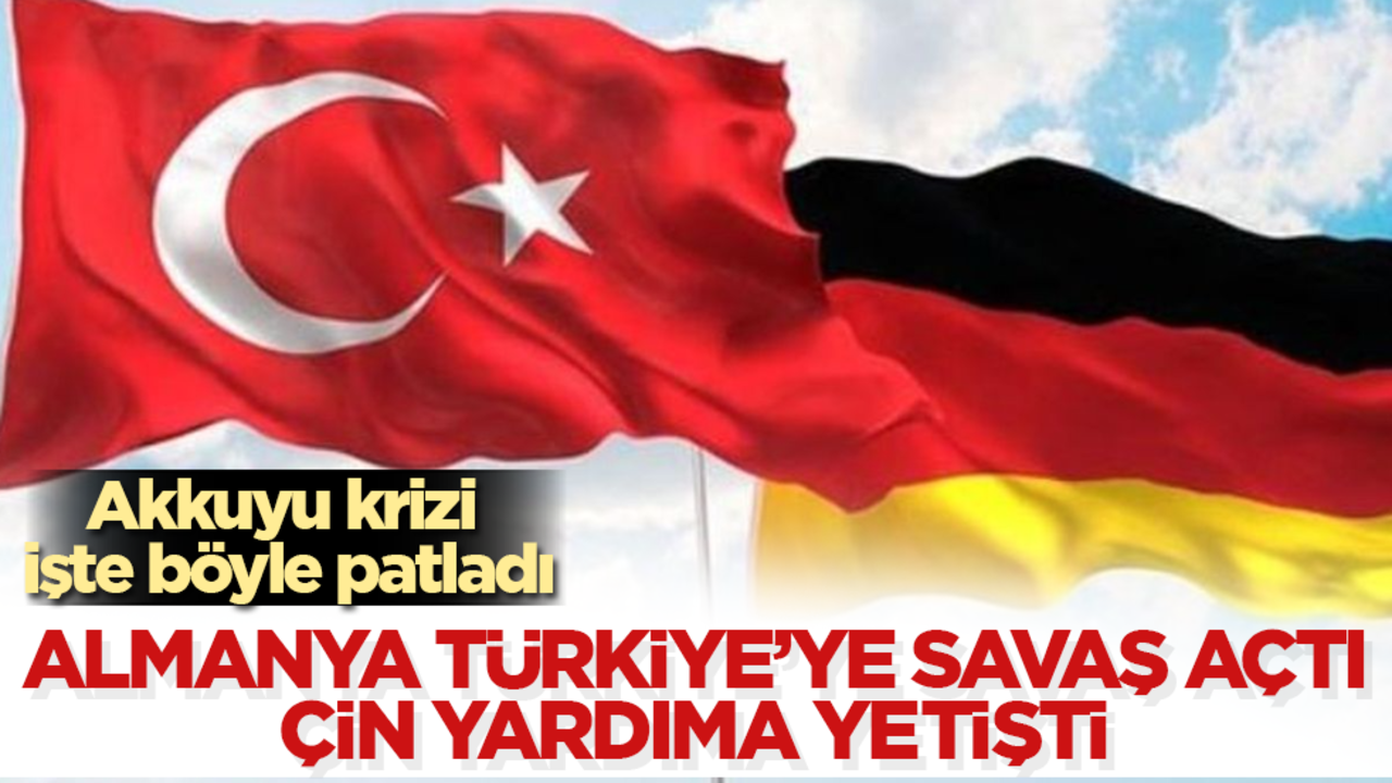 Almanya Türkiye’ye savaş açtı, Çin yardıma yetişti! Akkuyu krizi işte böyle patladı