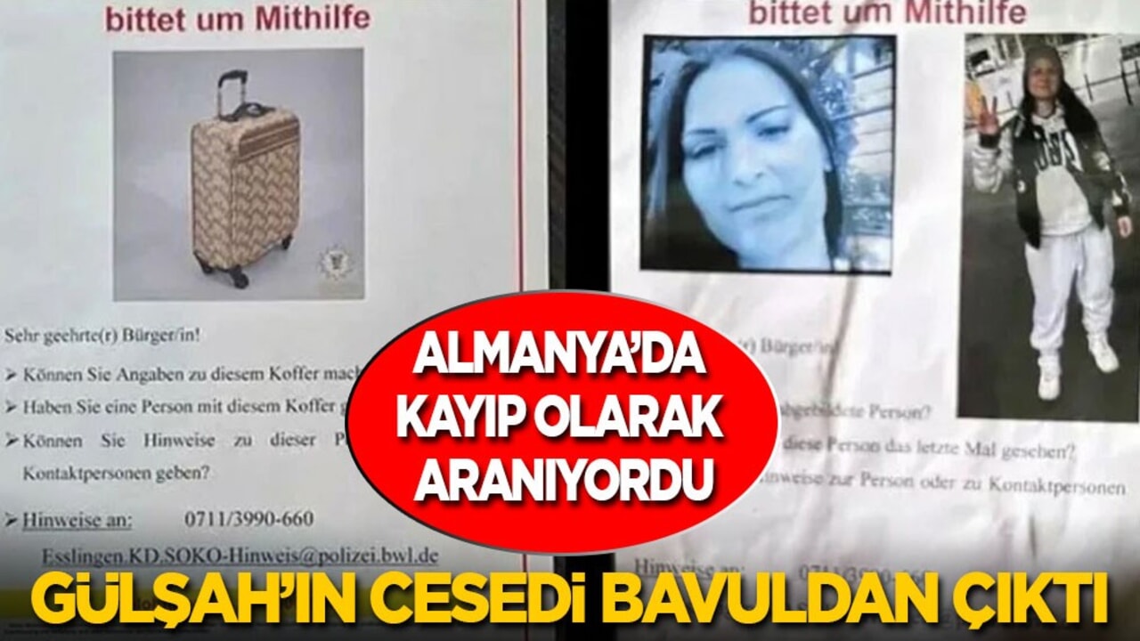 Almanya’da kayıp olarak aranan Türk kadının cesedi bavuldan çıktı