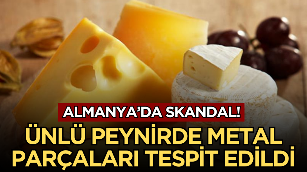 Almanya’da skandal! Ünlü peynirde metal parçaları tespit edildi