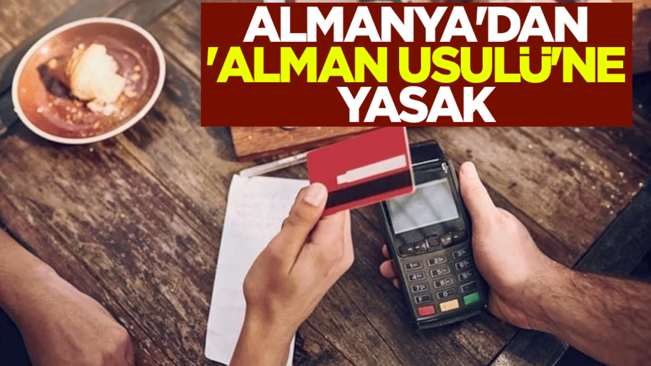 Almanya'dan 'Alman usulü'ne yasak
