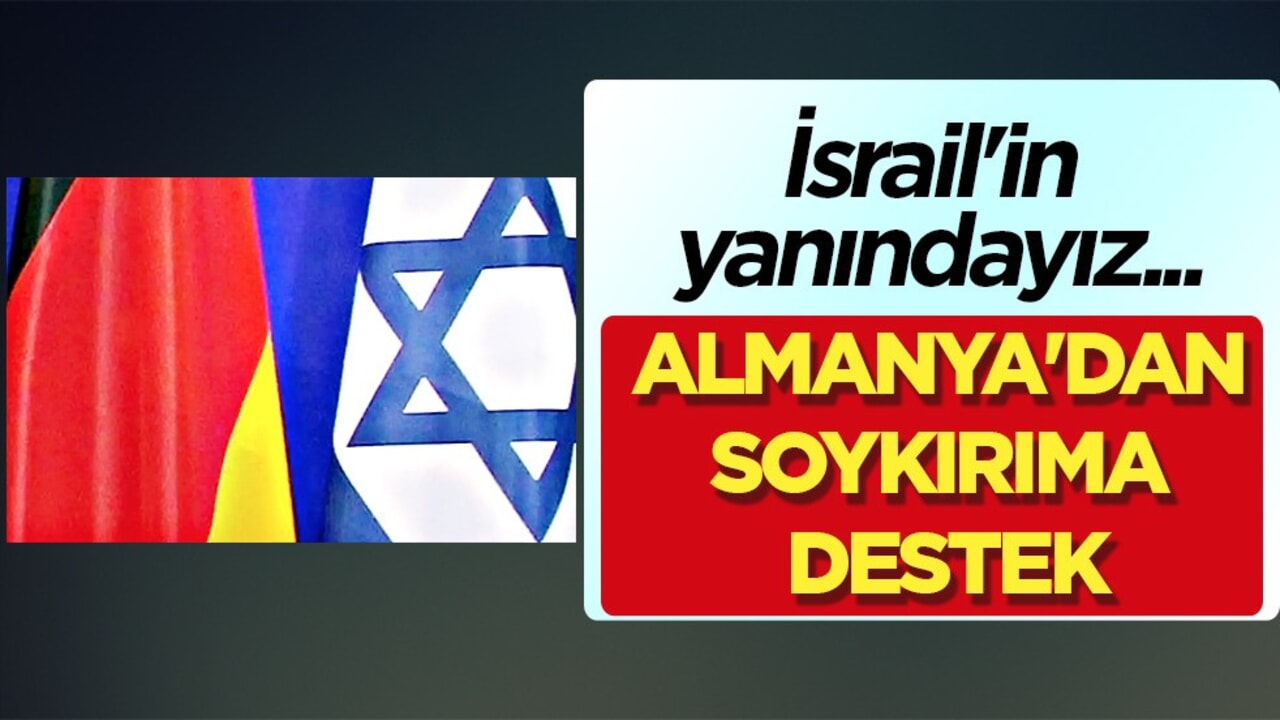 Almanya'dan İsrail'e destek: İsrail'in yanındayız açıklaması! Dünya bunu konuşuyor