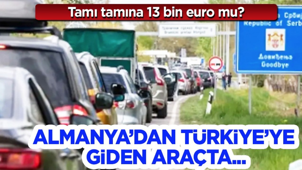 Almanya’dan Türkiye’ye giden araçta binlerce euro, para ve ziynet eşyası ele geçirildi! İki vatandaş bunu da yaptı