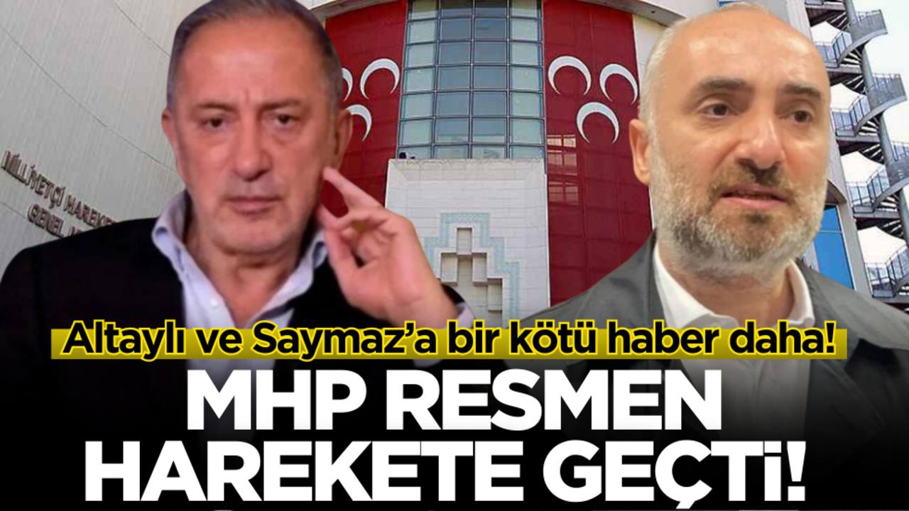 Altaylı ve Saymaz’a bir kötü haber daha! MHP resmen harekete geçti