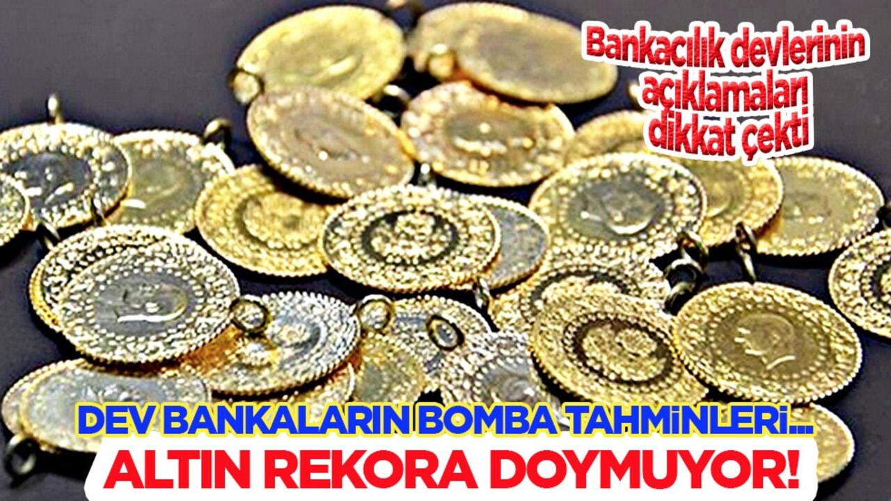 Altın rekora doymuyor! Dev bankaların bomba tahminleri ortaya çıktı! En çok kazandıran yatırım