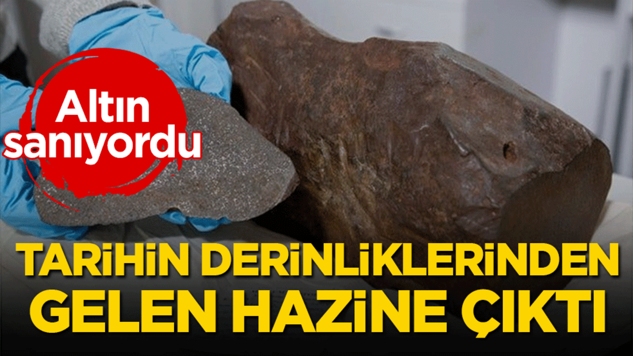 Altın sanıyordu, tarihin derinliklerinden gelen hazine çıktı!