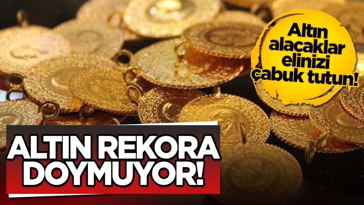 Altından rekor üstüne rekor!