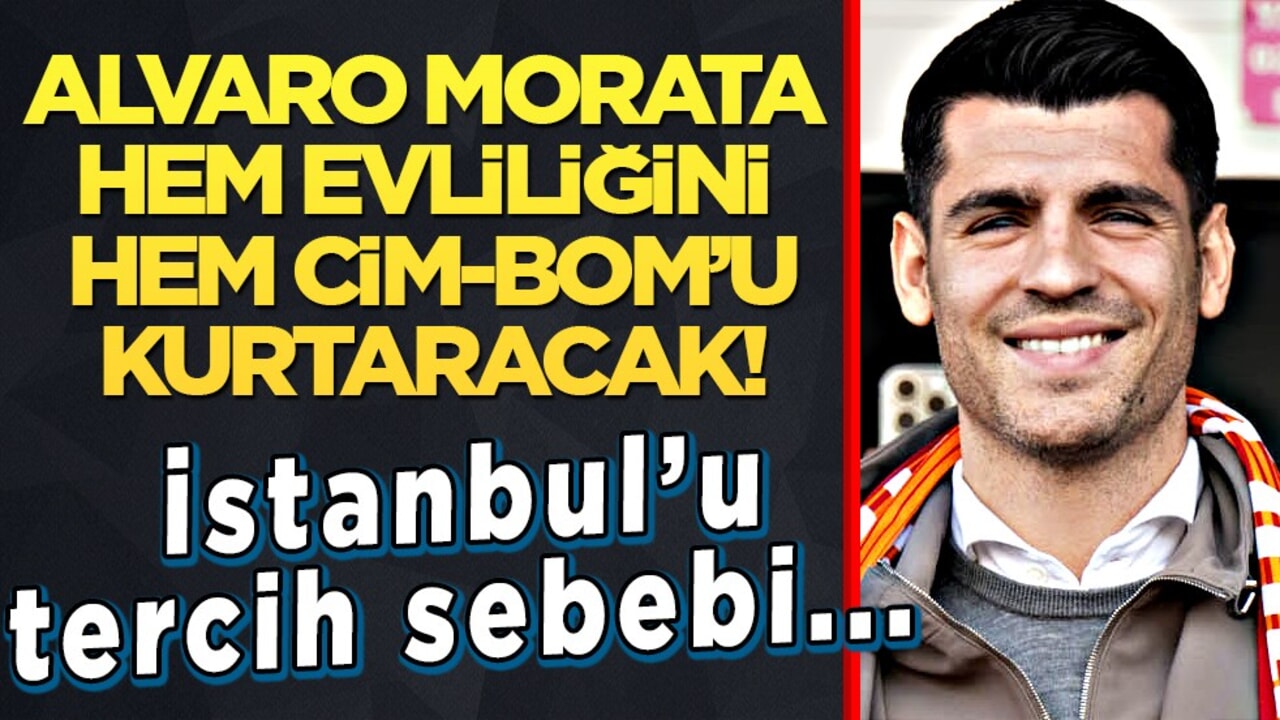 Alvaro Morata hem evliliğini hem Galatasaray'ı kurtarmaya çalışacak