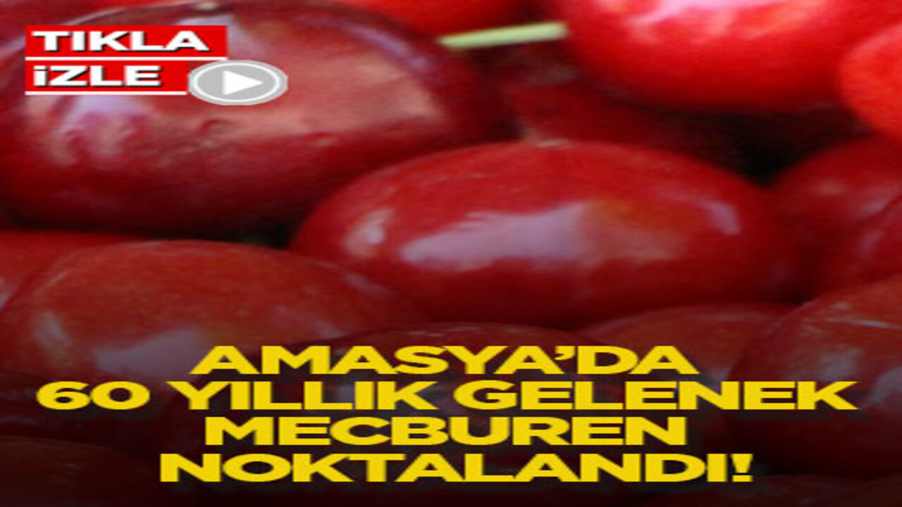 Amasya’da 60 yıllık gelenek mecburen noktalandı!