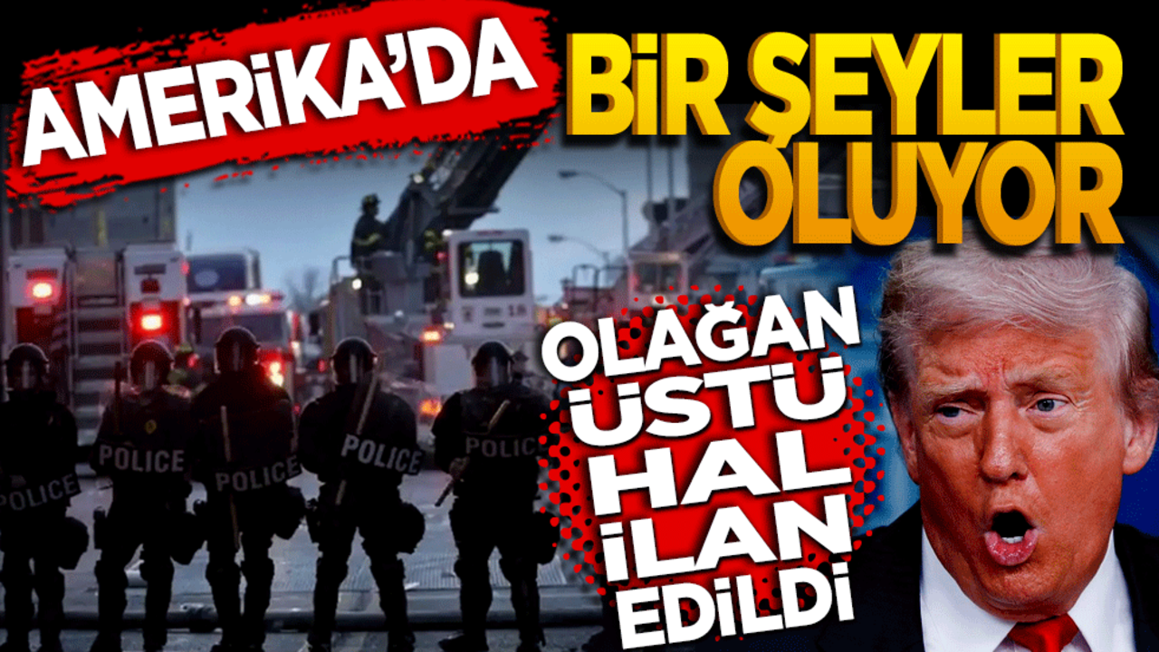 Amerika’da bir şeyler oluyor! Olağanüstü hâl ilan edildi
