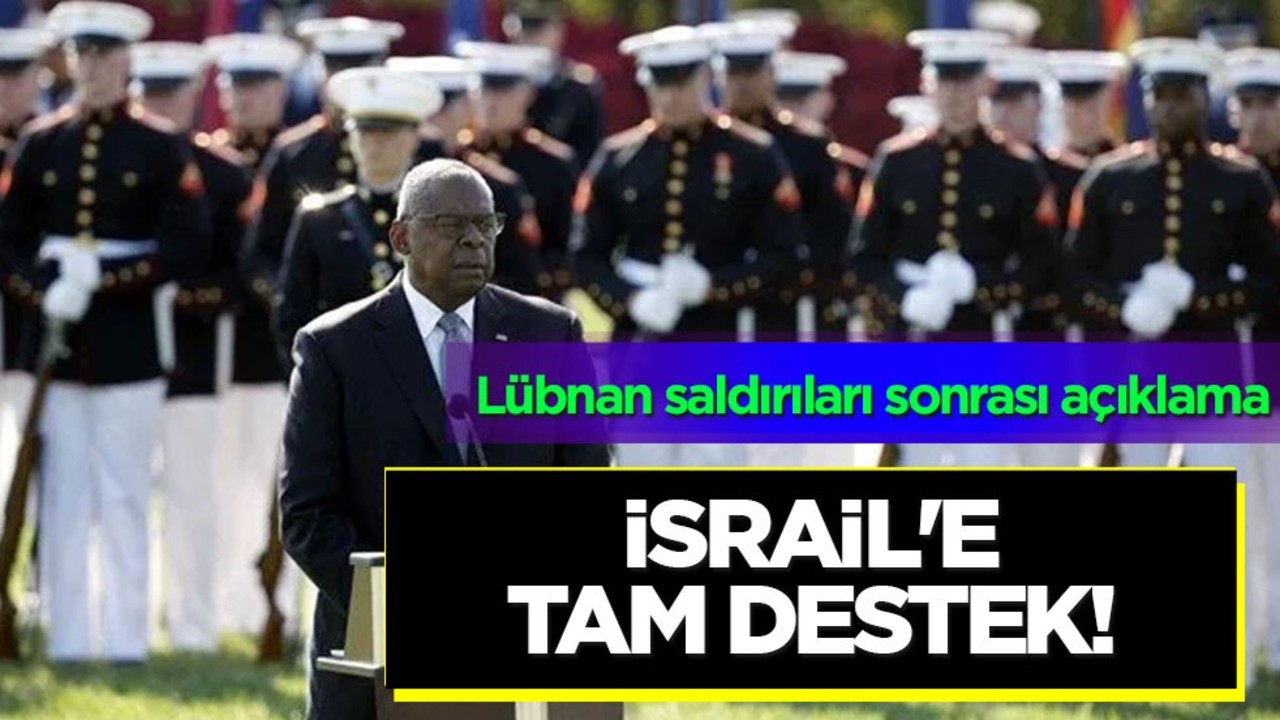 Amerikan güçlerini ve tesislerini korumak için mevzilendi! Pentagon'dan İsrail'e tam destek! İlk açıklama