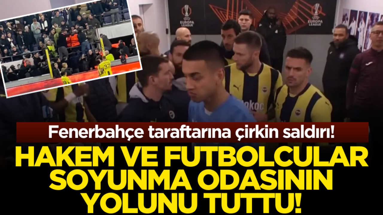 Anderlecht-Fenerbahçe maçı durduruldu