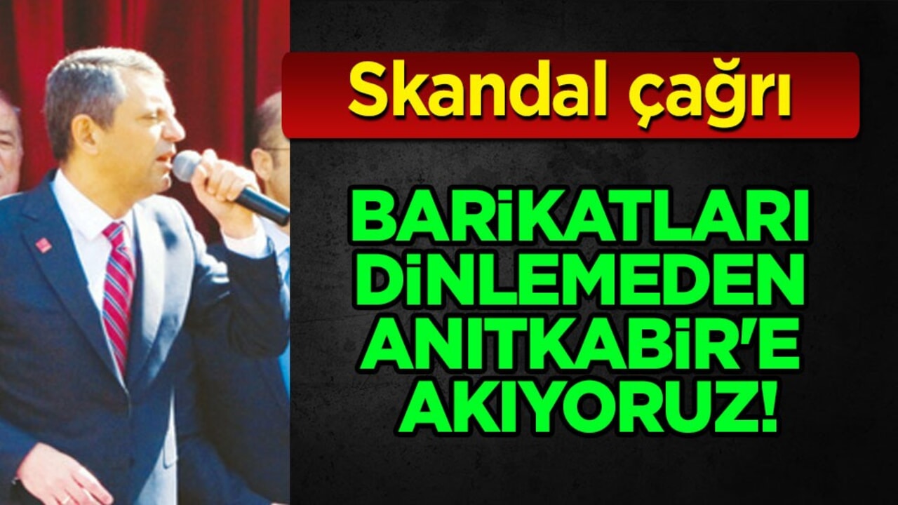 Ankara'da yasağı dinlemediler! Özel'in çağrısıyla barikatları yıkıp geçtiler! 