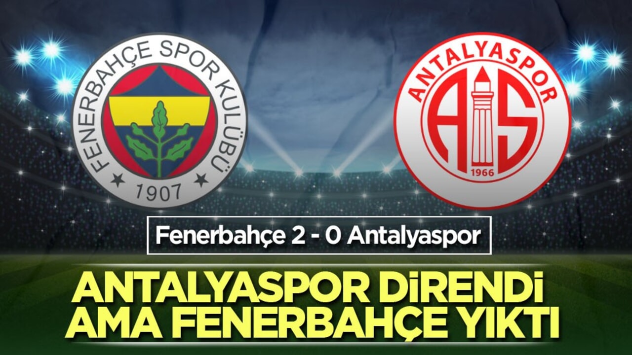 Antalyaspor direndi ama Talisca yıktı