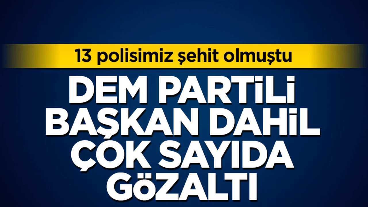 Aralarında DEM Partili başkan da var! Iğdır'da operasyon: Çok sayıda gözaltı var