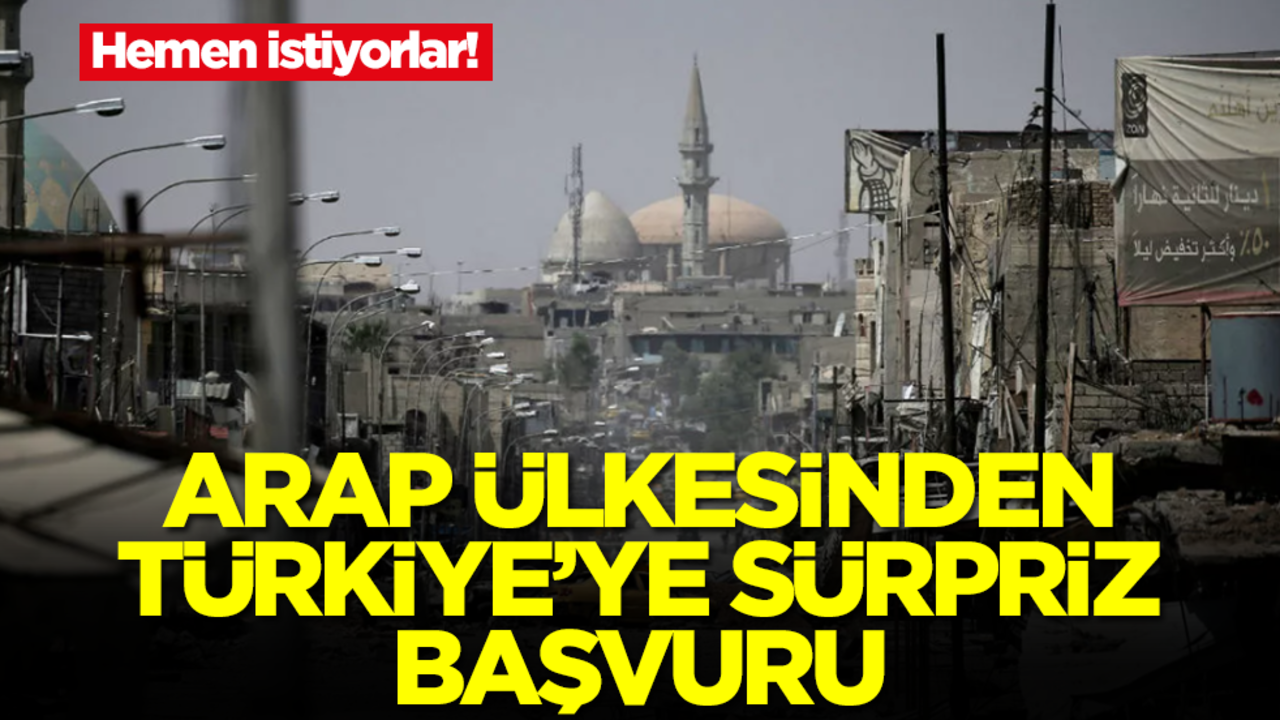 Arap ülkesinden Türkiye'ye sürpriz başvuru! Hemen istiyorlar