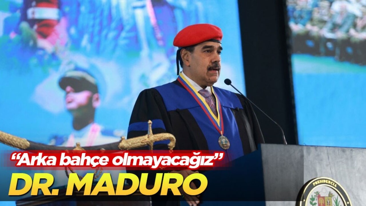 "Arka bahçe olmayacağız" mesajı! Dr. Maduro