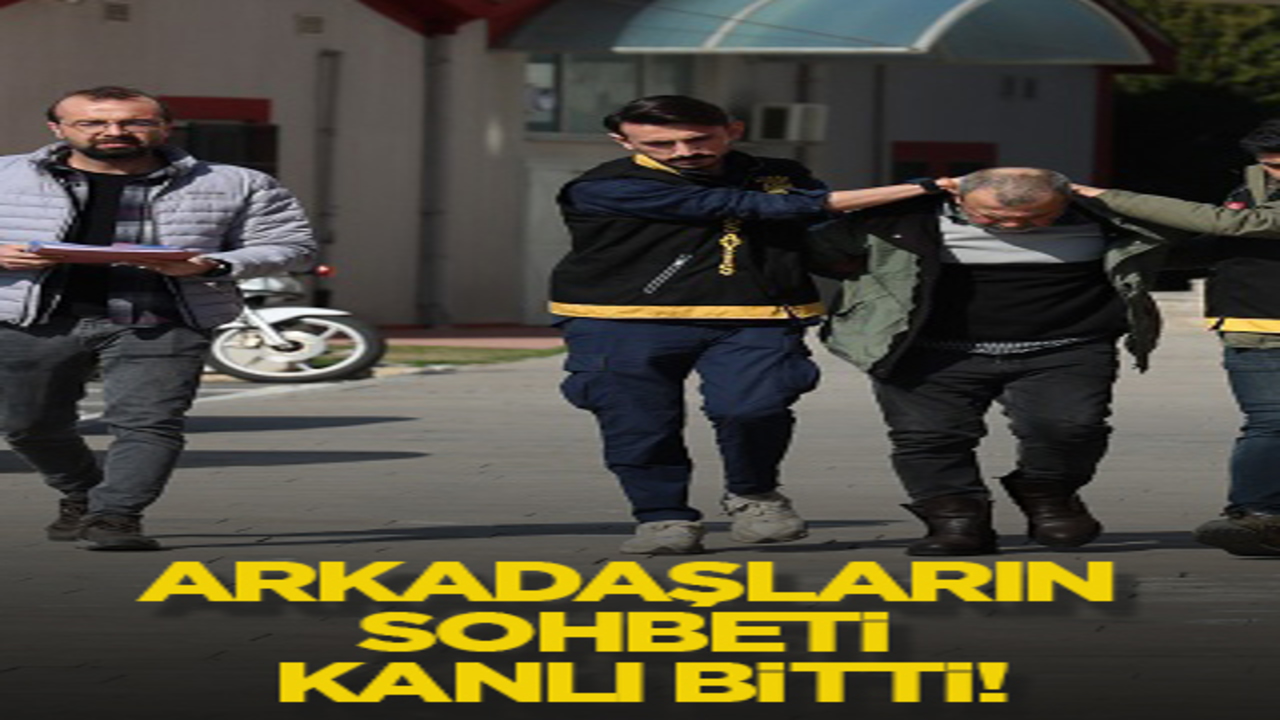 Arkadaşların sohbeti kanlı bitti!