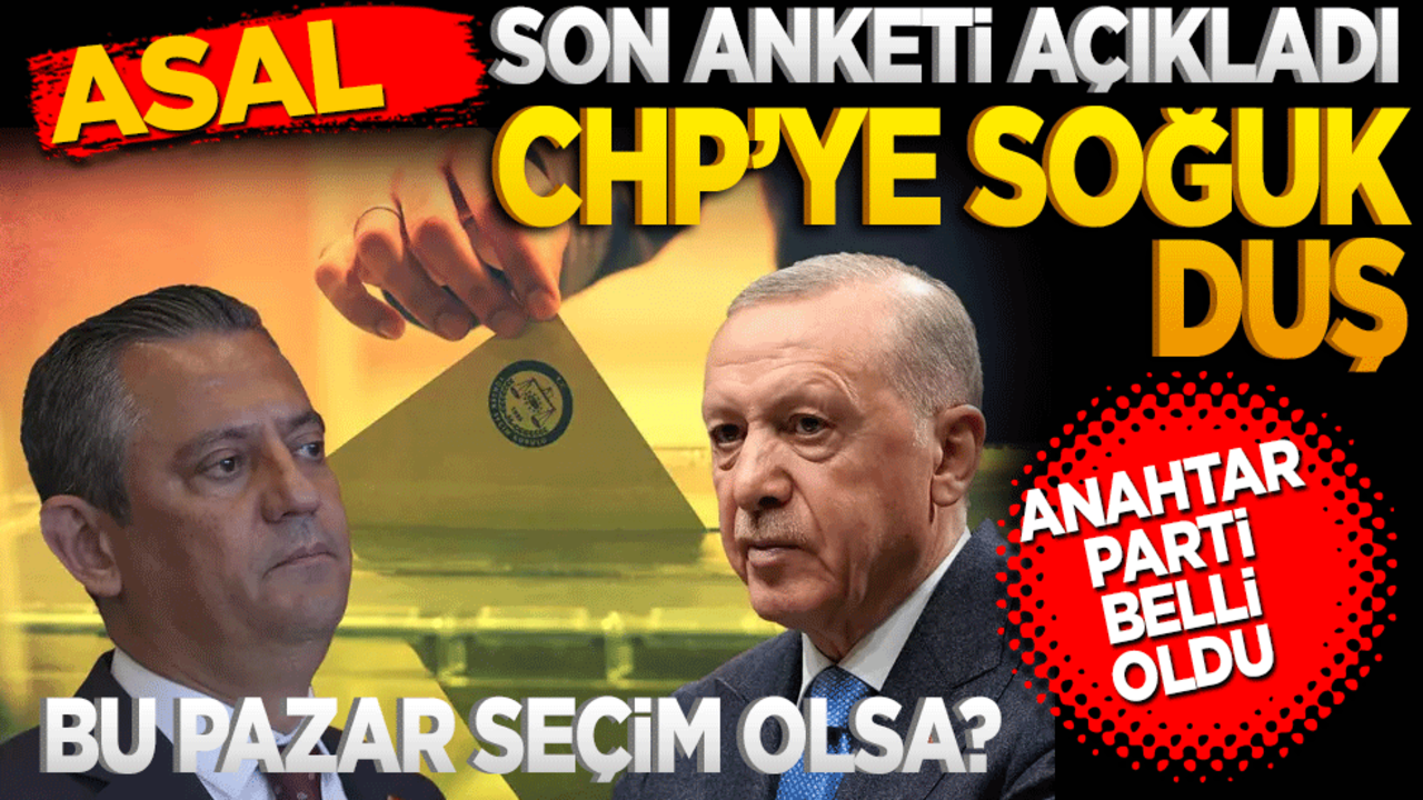 ASAL Son anketi açıkladı! CHP'ye soğuk duş! İşte anahtar Parti